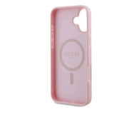 Guess Grained Ring do iPhone 16 Plus różowy - 1279150 - zdjęcie 3